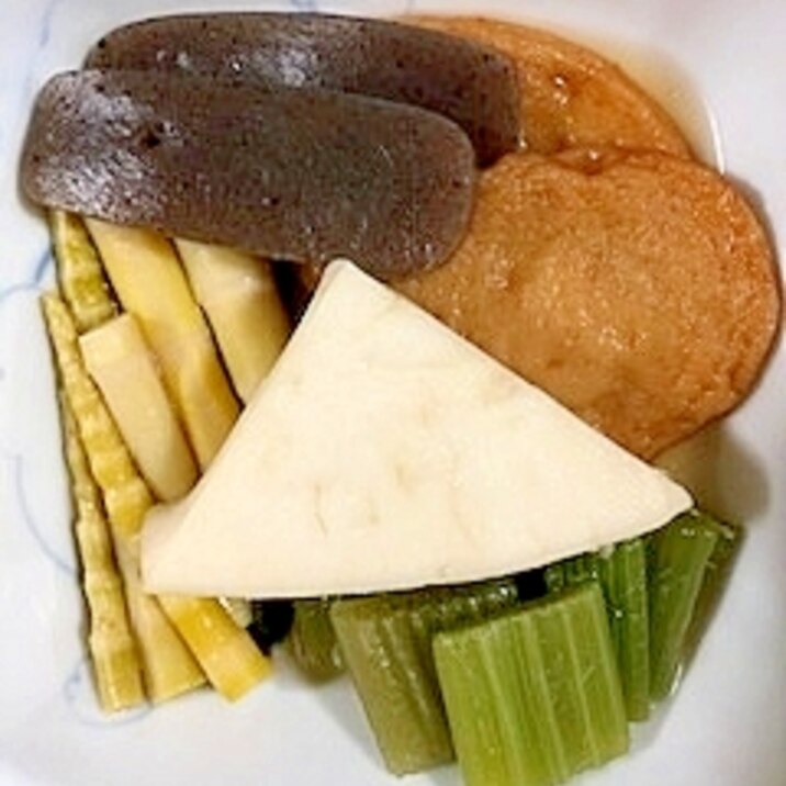 蕗 こんにゃく 笹の子 さつま揚げ はんぺんの煮物 レシピ 作り方 By 2727椿 楽天レシピ 蕗 こんにゃく 笹の子 さつま揚げ はんぺんの煮物 レシピ 作り方 By 2727椿 楽天レシピ